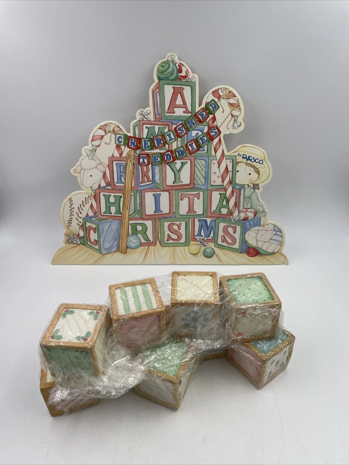 Cherished Teddies Holiday Dangling Displayer 1996 CRT227 image 6