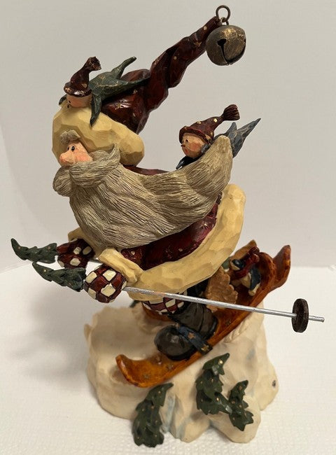 Boyds Carvers Choice Santa in the Nick of Time 370100 image 0