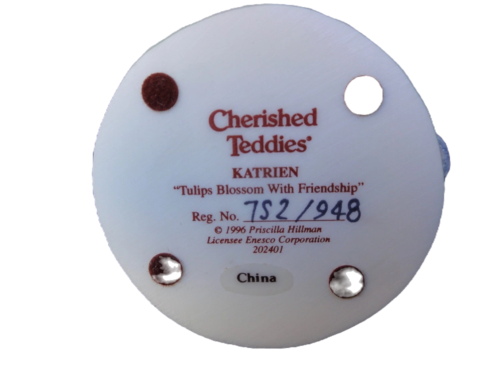 Cherished Teddies Katrien Holland 202401 image 2