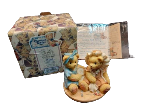 Cherished Teddies Justine & Janice Sisters & Friendship  Crafted w. Love 537810 image 5
