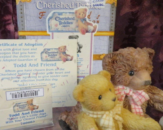 Cherished Teddies Todd And Friend 786683 image 2