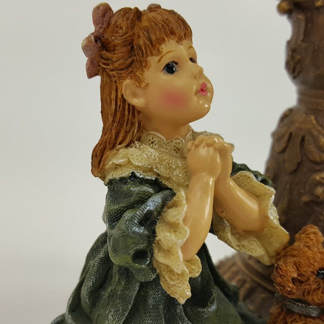 Boyds Votive Doll Stone Theresa & John The Prayer Candle 27900 image 2