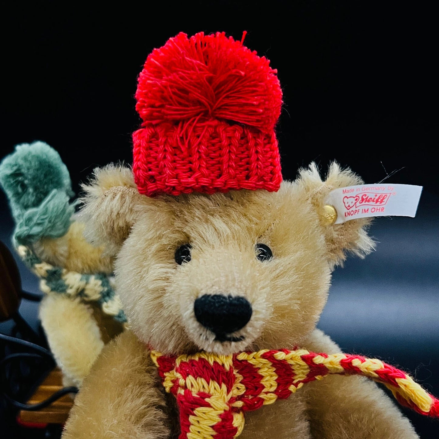 Steiff Weihnachsschlitten Teddies on a Snow Ride 2002 037979 image 5