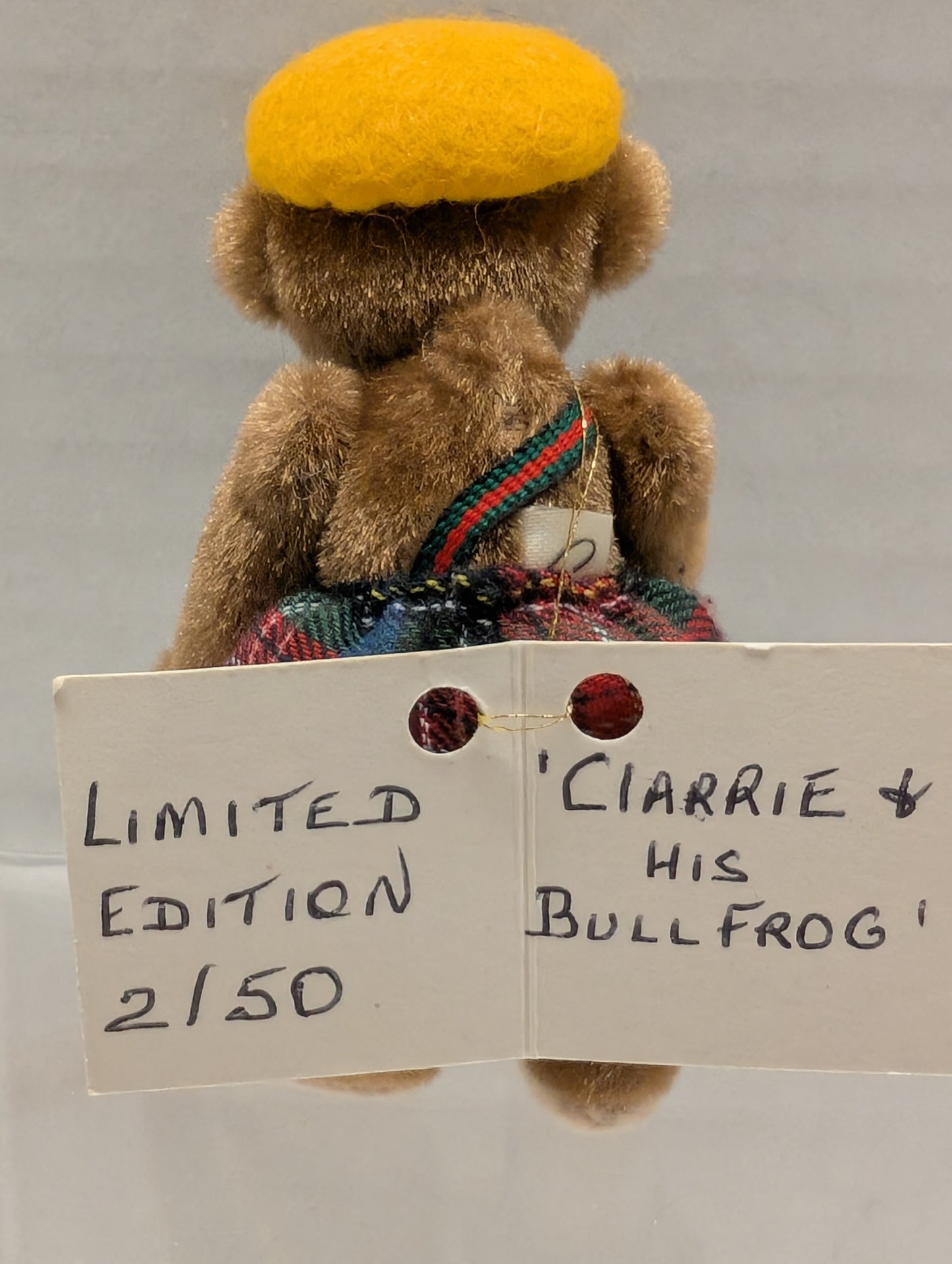 Gerry's Teddy & Craft Designs of Queensland, Australia Clarrie & His Bull Frog image 2