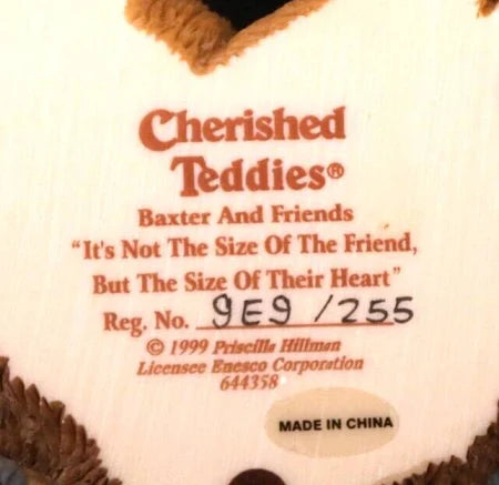 Cherished Teddies 644358F Baxter and Friend image 7