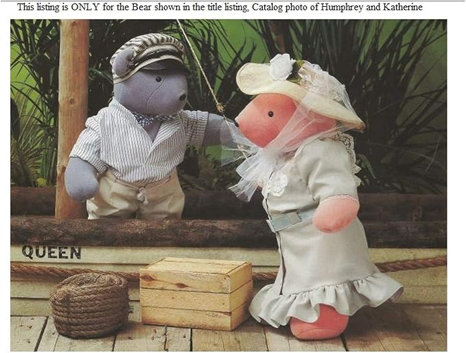 North American Bear VIB 20" Cloth Bear VIB Katherine Hepbearn 3046 image 3