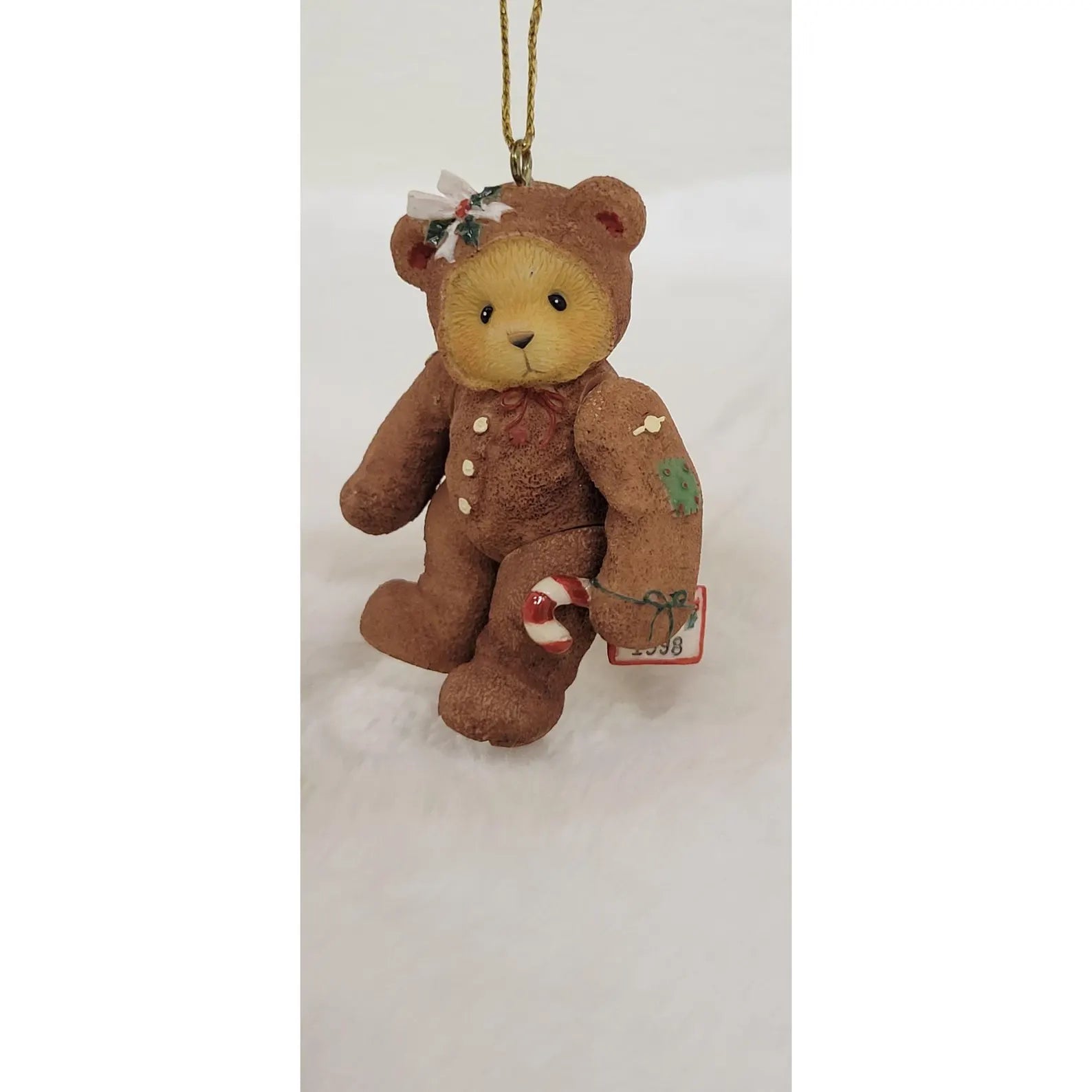 Cherished Teddies Gingerbread Bear Dated 1998 Hanging Ornament 352748 image 3