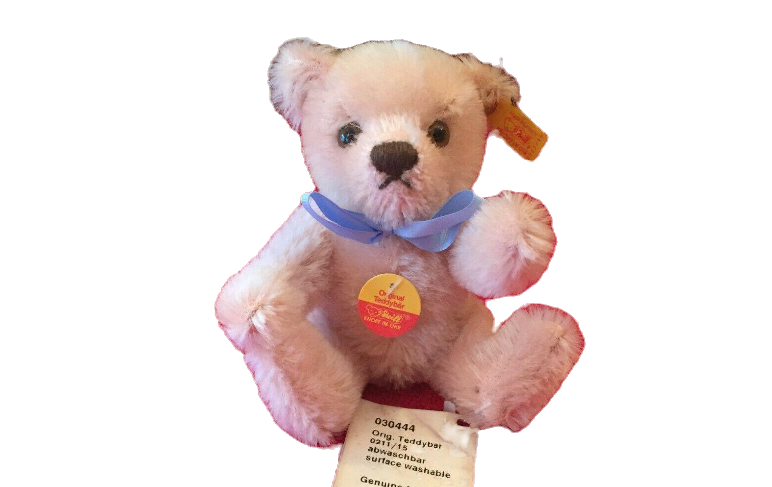 Steiff Miniature Rose Bear Teddy Original 030444 0211/15  15cm Fully Jointed image 0