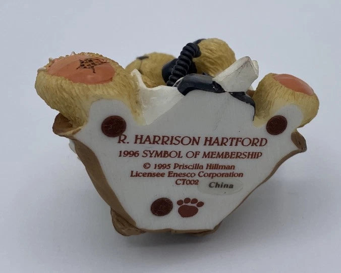 Cherished Teddies R. Harrison Hartford Symbol of Membership CT002 & Pin CRT124 image 5