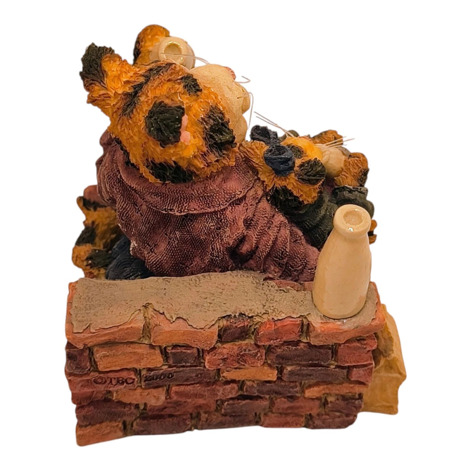 Boyds Purrstone Momma Craftycat with Lil' SlipperGot Cream? Retired 371007 image 4