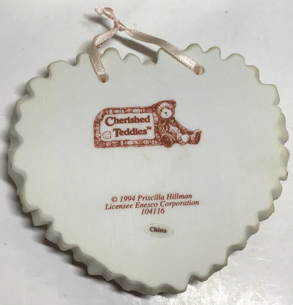 Cherished Teddies Heart to Heart  Plaque 104116 image 1