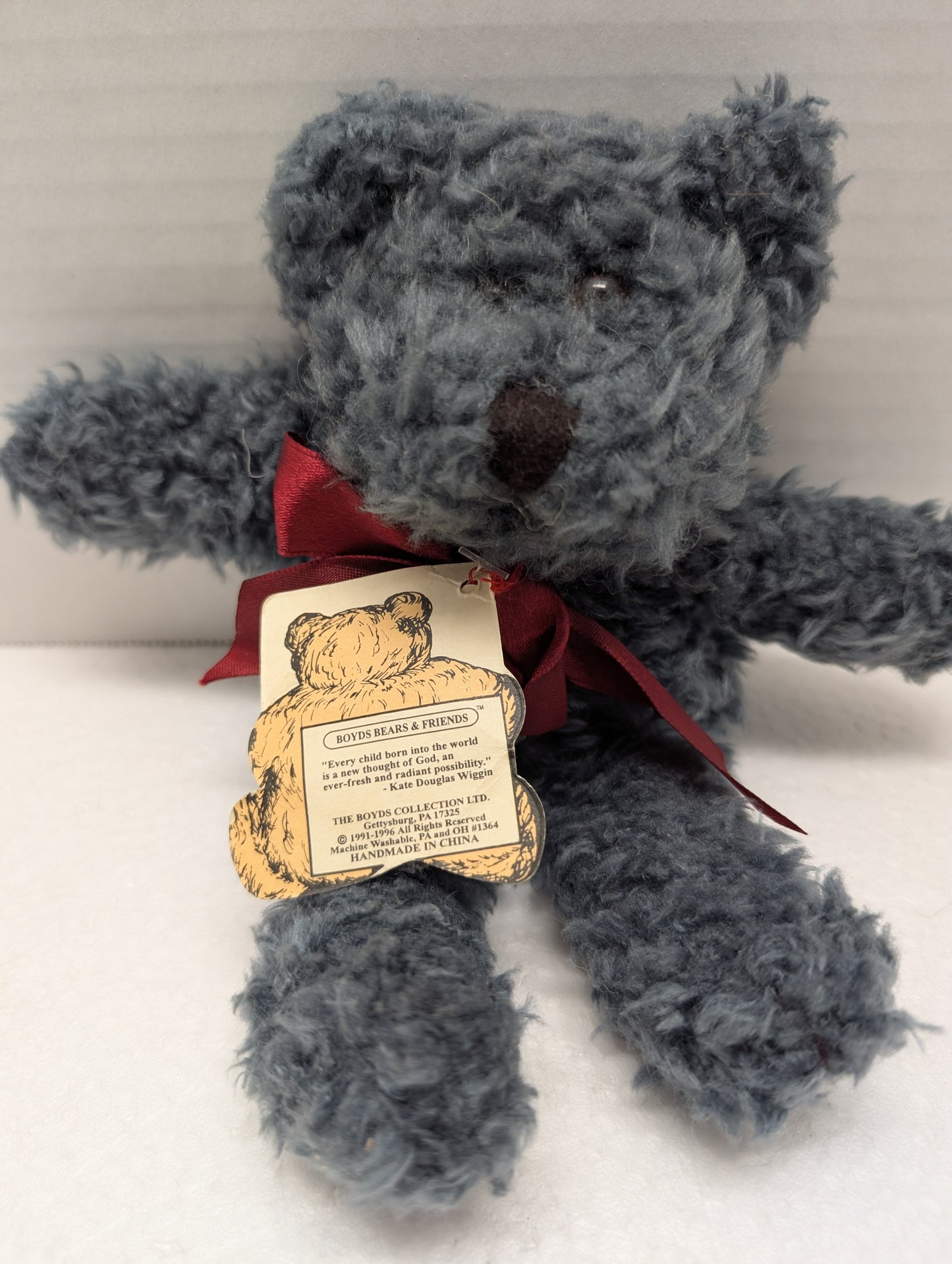 Boyds Bear Plush  Blueberry  56421-06 image 1