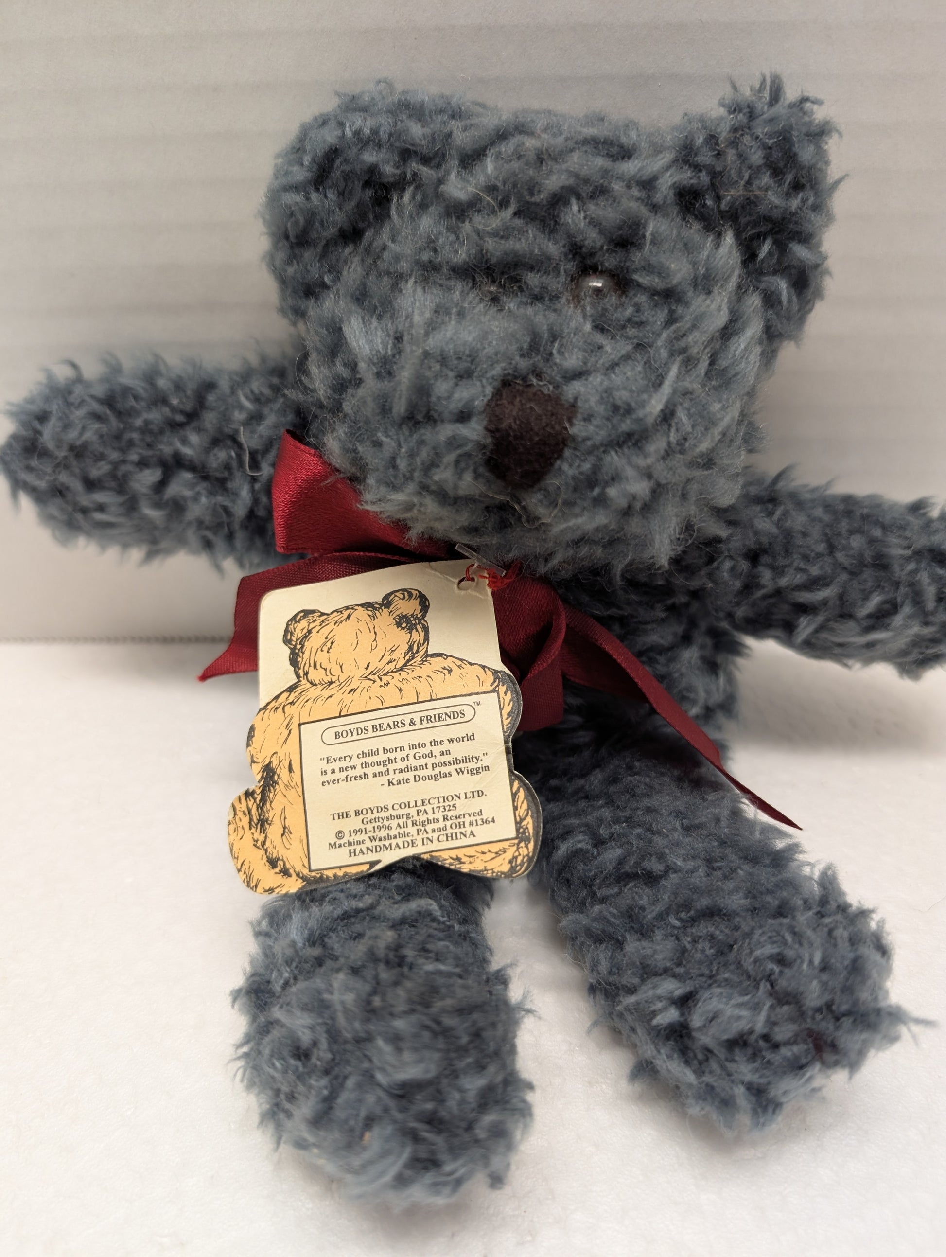Boyds Bear Plush  Blueberry  56421-06 image 1