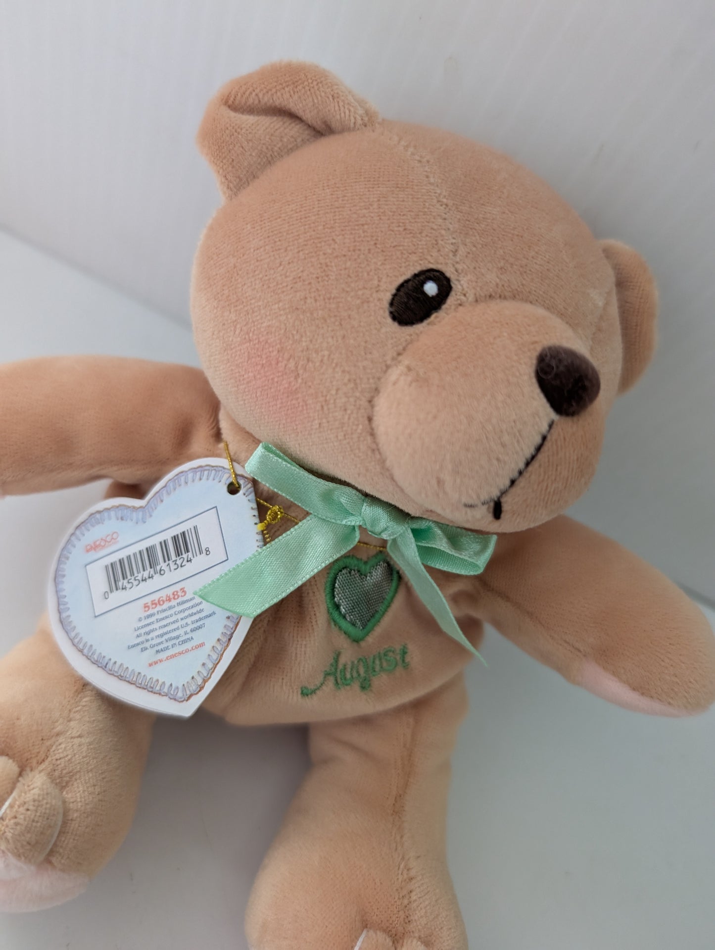 Cherished Teddies Bear of the Month August 556483 Light Green image 2