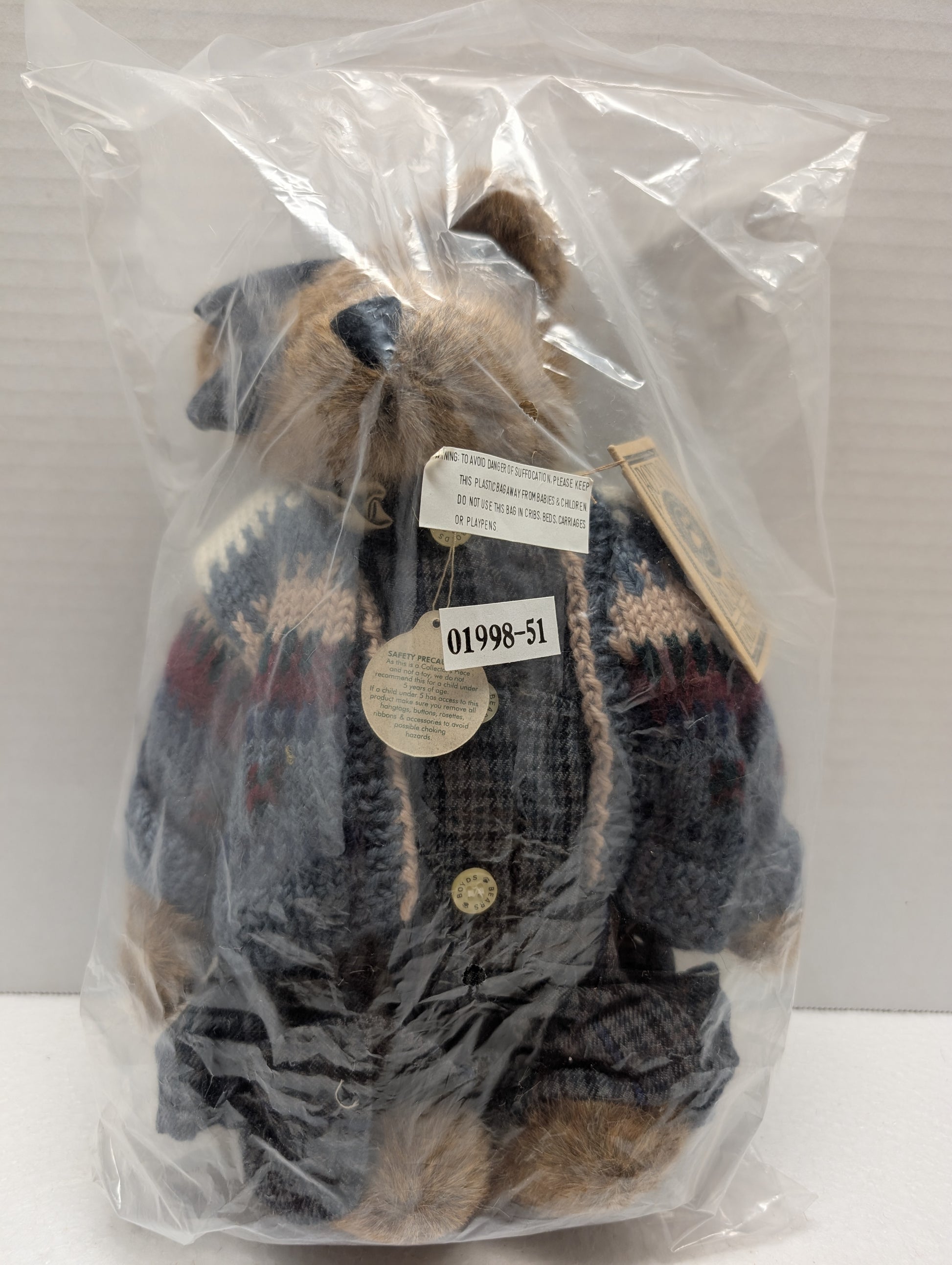 Boyds Bear Plush Zelma G Berriweather  1998-51 image 0