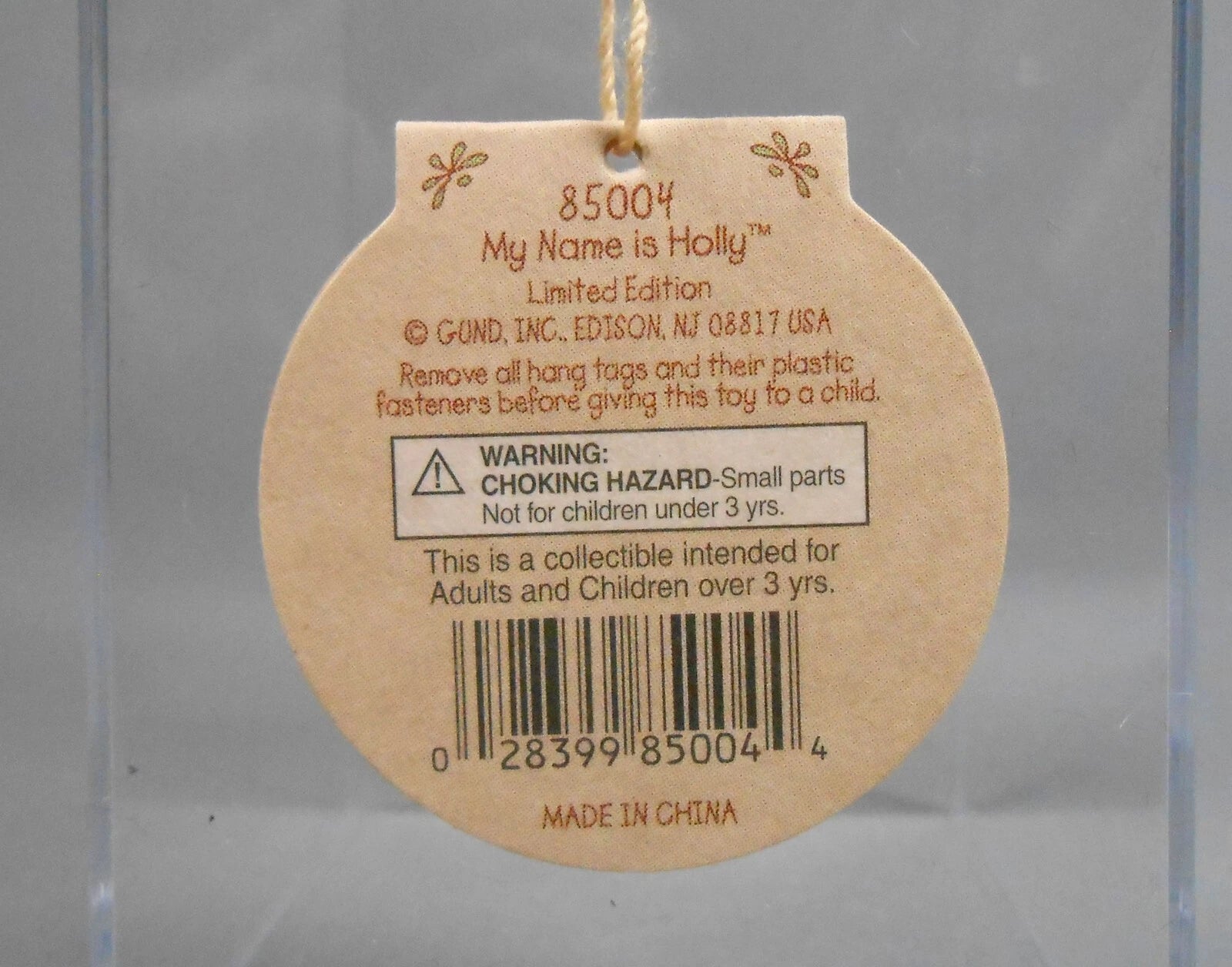 Gund Barton's Creek Artist Design Mini Bear Holly #85004 design  Janet Wilson image 2