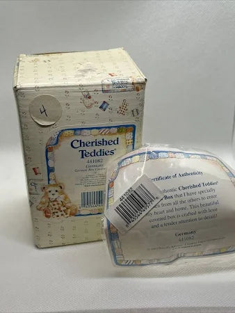 Cherished Teddies Germany Porcelain Hinged Box #441082 image 2