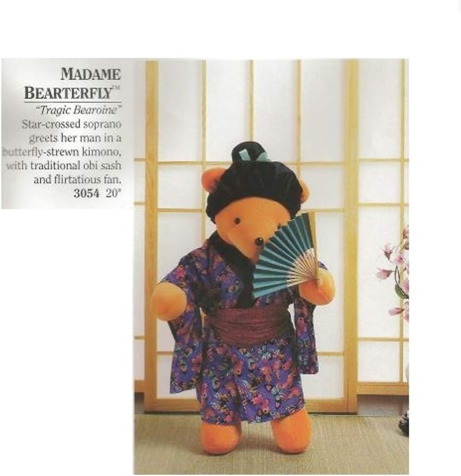 North American Bear VIB 20" Cloth Bear VIB Madame BEARTERFLY 3054 image 1