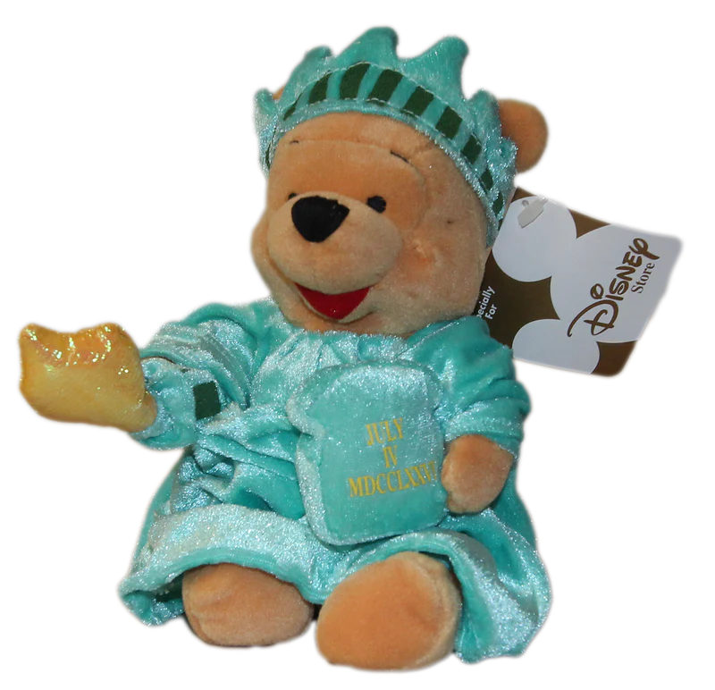 Disney Bean Bag NY Statue of Liberty Pooh image 1