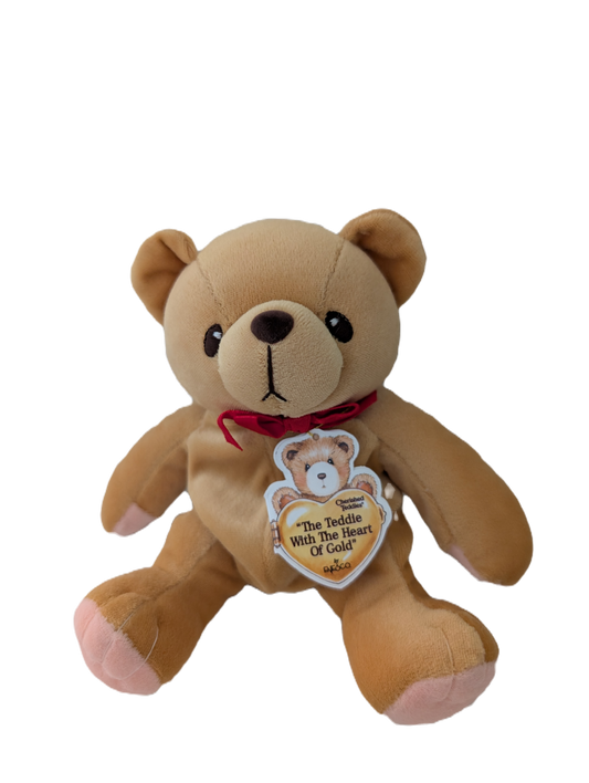 Cherished Teddies Plush Bean Bag The Teddie With The Heart Of Gold #541222 image 0