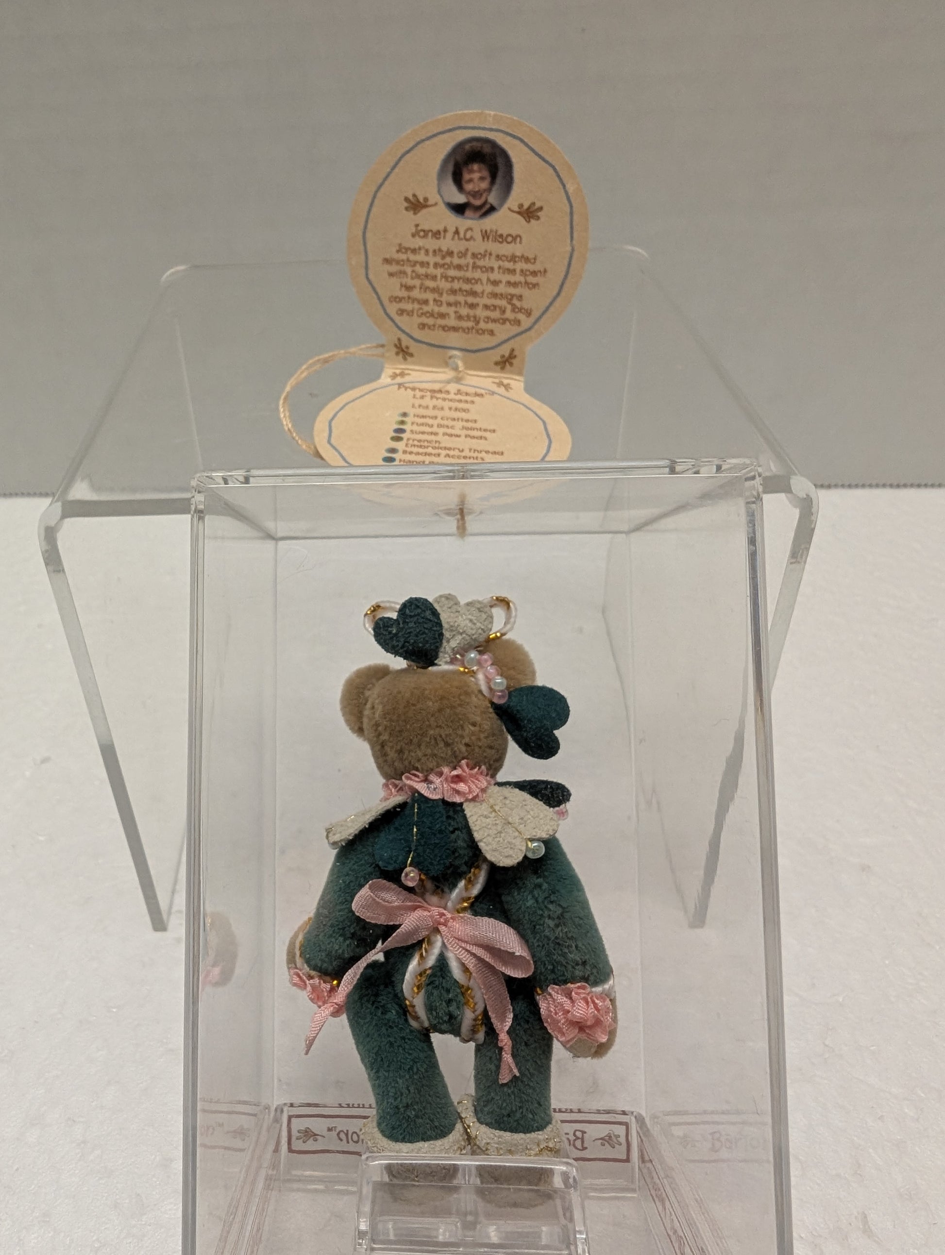 Gund Barton's Creek  Mini Princess Jade Bear by Janet Wilson 85013 image 1