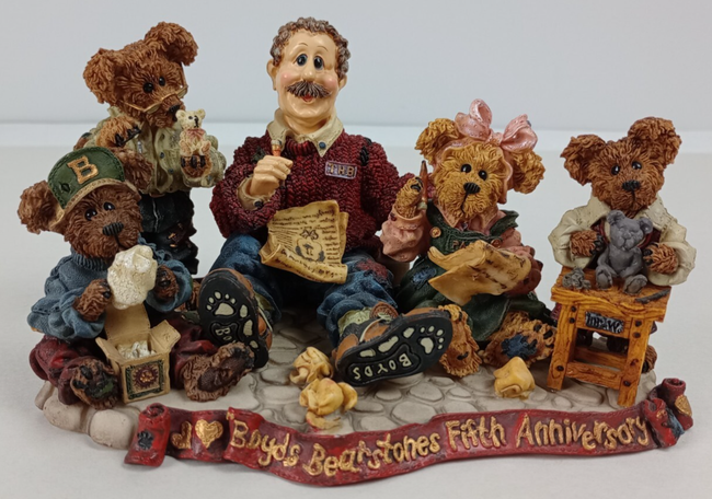 Boyds Bear Resin The Head Bean 227803 image 1