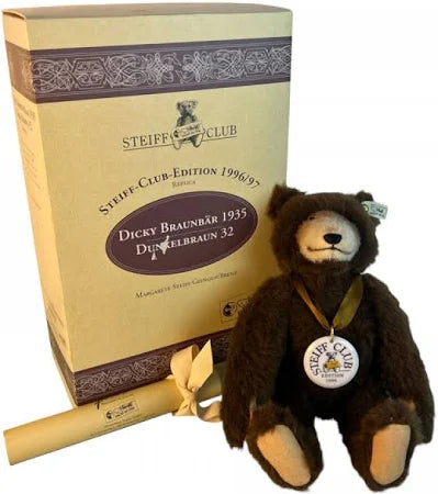 Steiff Club Bear Dicky 1935 Replica 1996/1997 420078 image 2