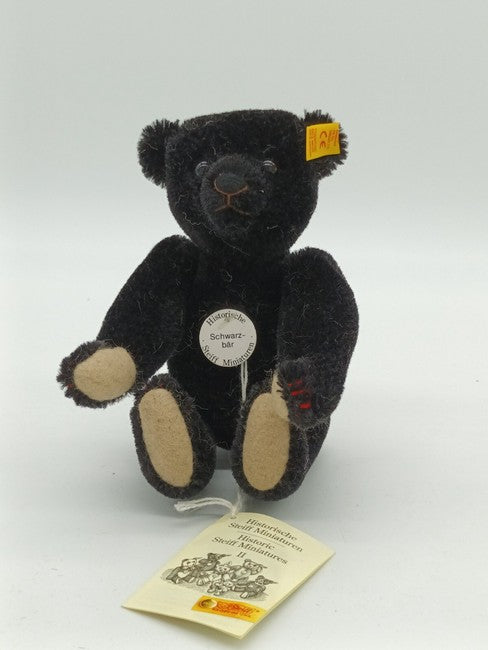 Steiff Miniature Black Bear 16cm 1907 Replica 029202 image 0