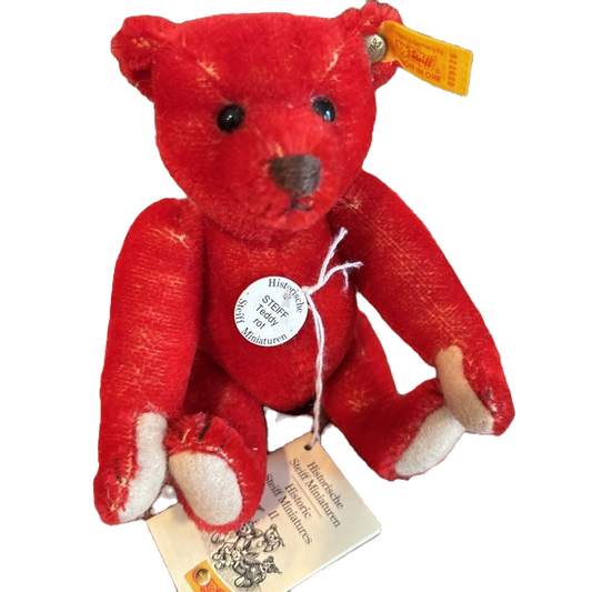 Steiff Miniature Red Bear 16cm 1908 Replica 029226 image 0