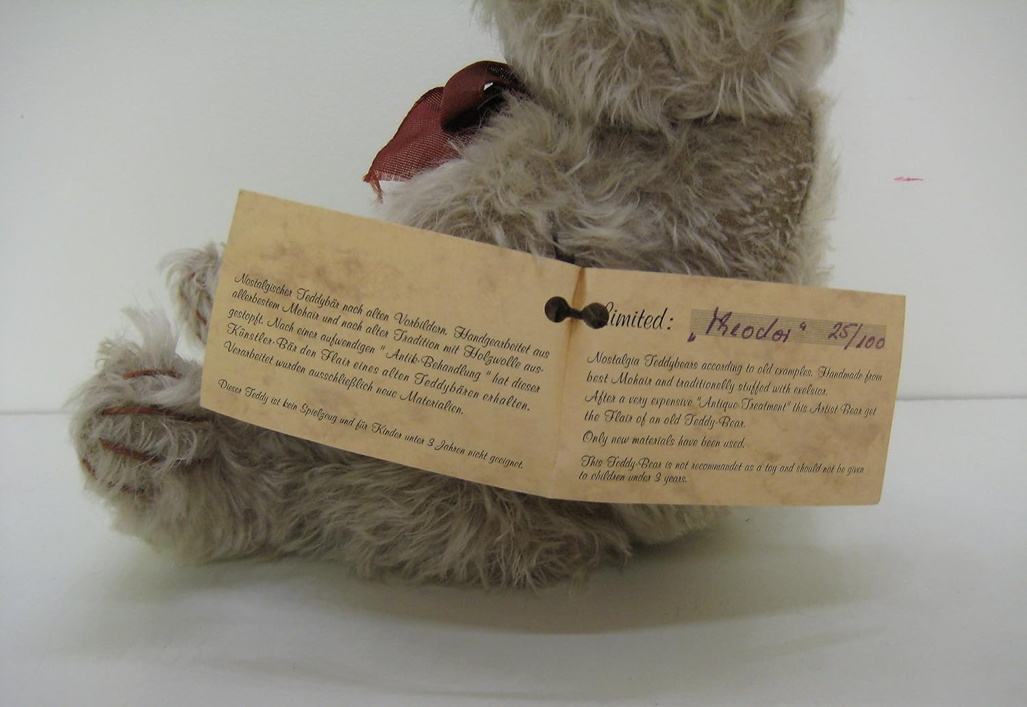 Pyschny Bear by Bear Theodore  11.5" image 4