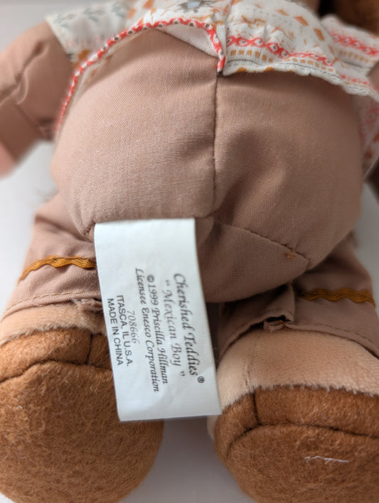 Cherished Teddies Bear Plush Mexico 708666 9" image 0