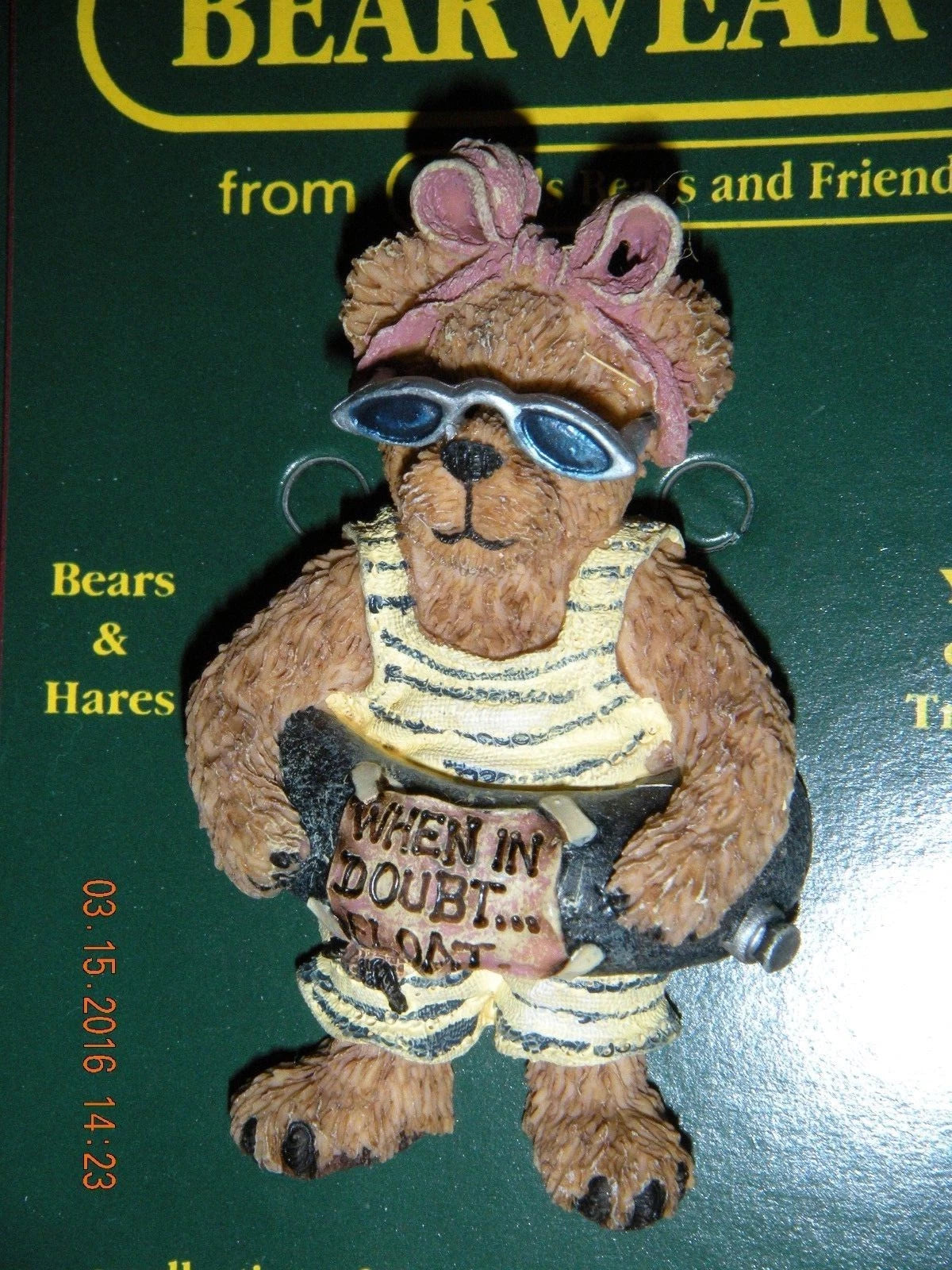 Boyds Pin Bearwear Ima Chillin' Takin' it Easy 26137 image 0