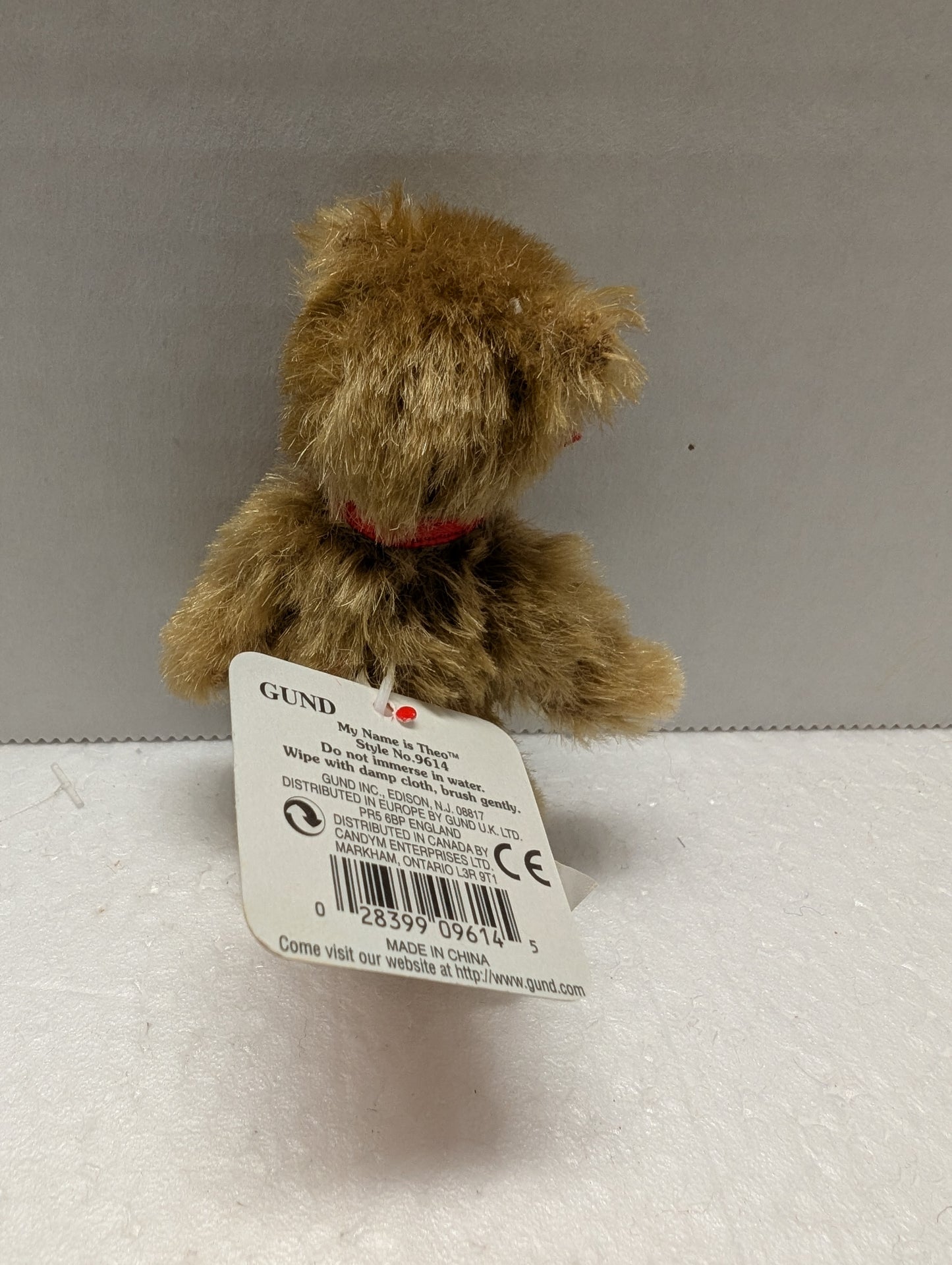 Gund Mohair Miniature Bear Theo 9614 image 4