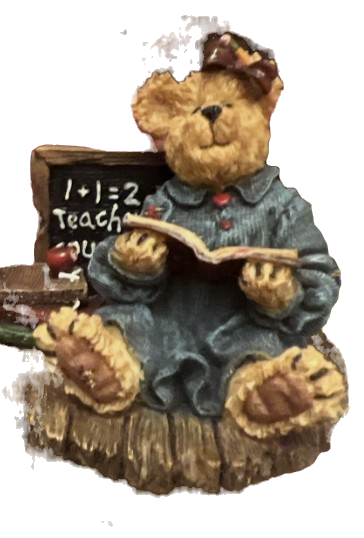 Boyds Candletopper Miss Bearysmart  Teachers Count 651277 image 0