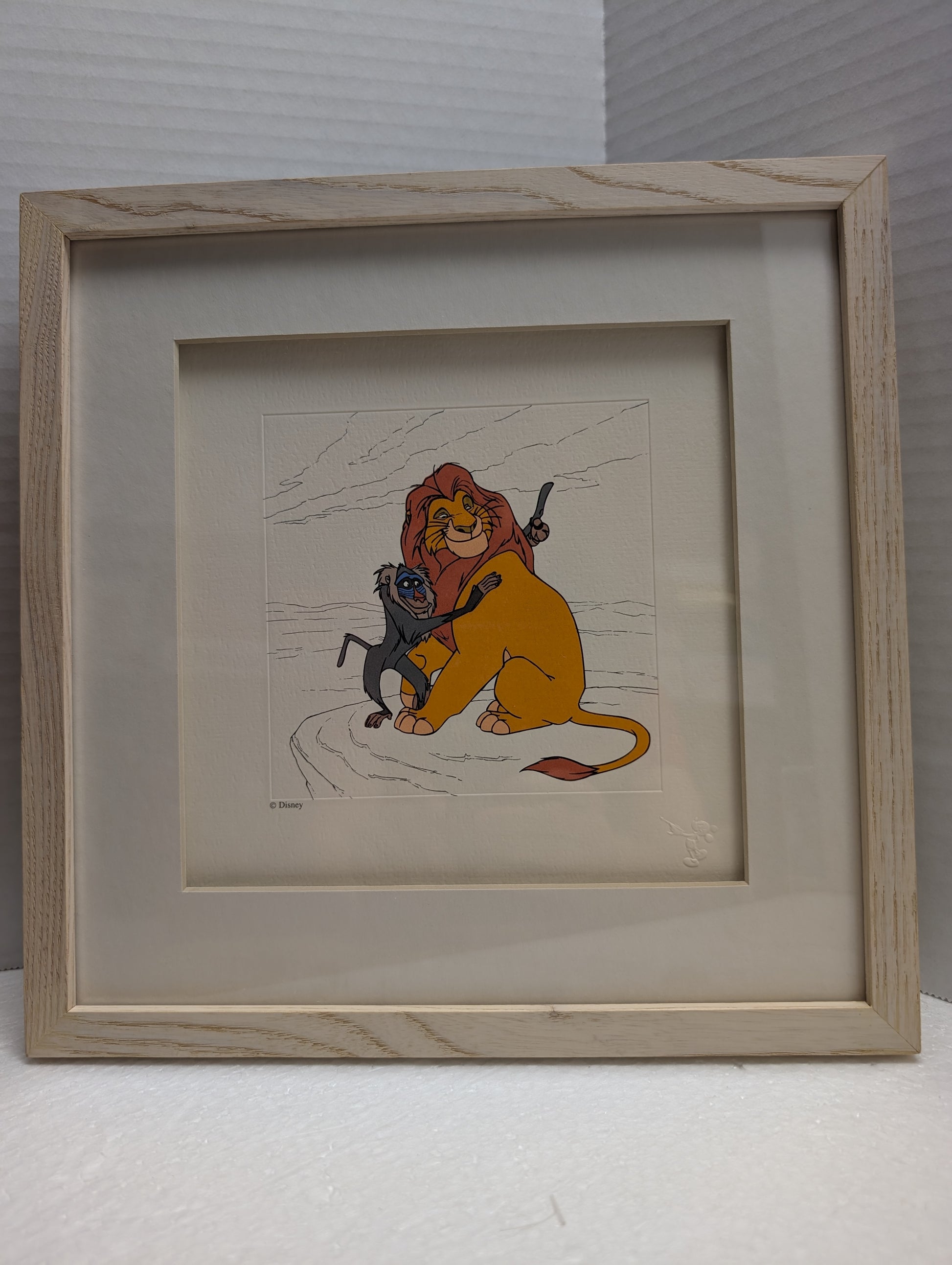 Disney Treasures Serigraph Mufasa, Simba� and Sarabi 41739 image 0