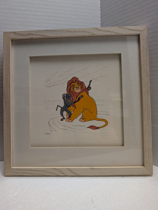 Disney Treasures Serigraph Mufasa, Simba� and Sarabi 41739 image 0