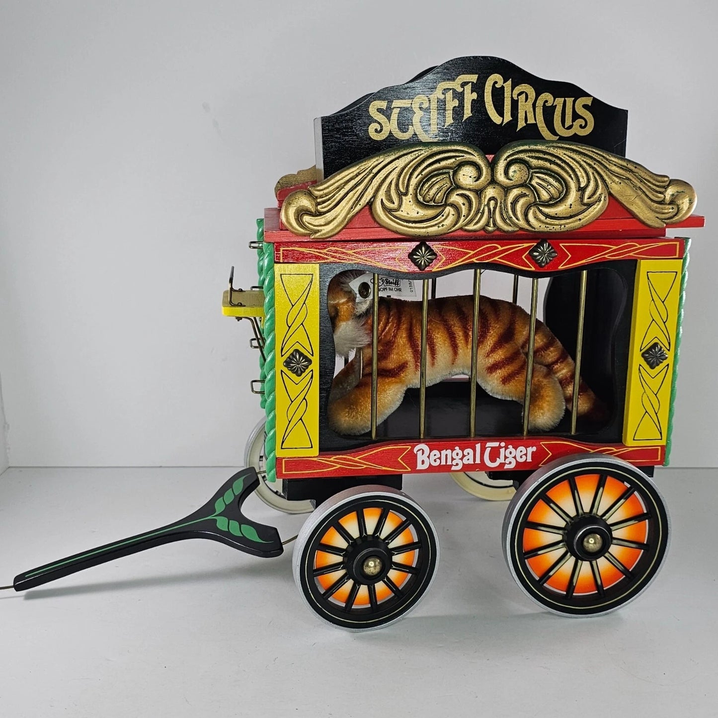Steiff Bengal Tiger Circus Wagon 1990 image 1