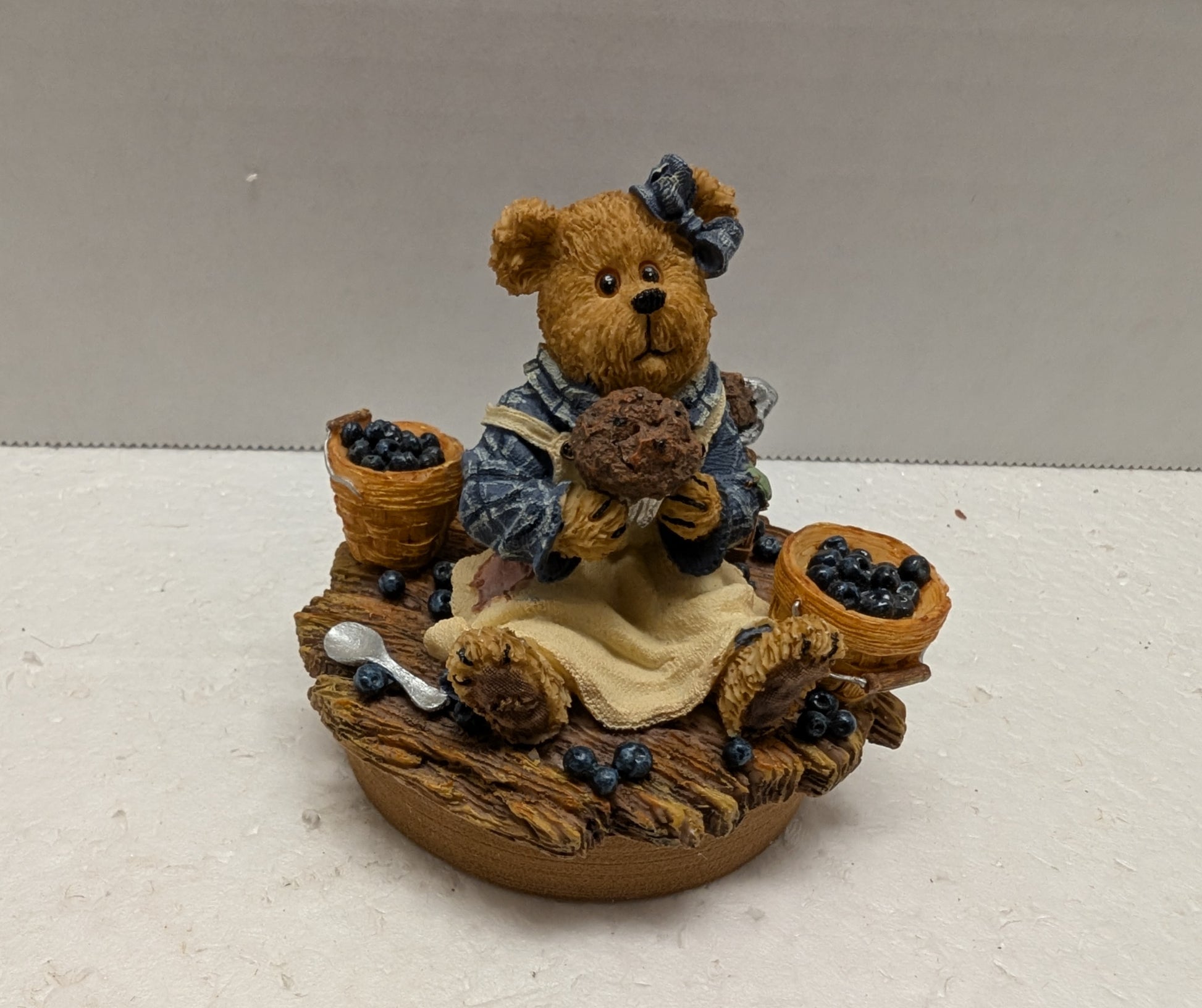 Boyds Candletopper Muffin B. Bluebeary 651216YC Yankee Candle LE image 0