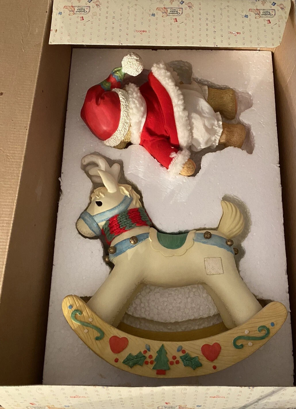 Cherished Teddies Rocking Reindeer and Santa Musical 629618 image 5
