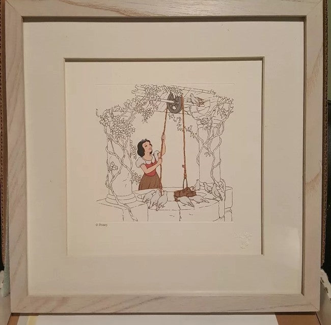 Disney Treasures Serigraph Snow White & Well 41744 image 0