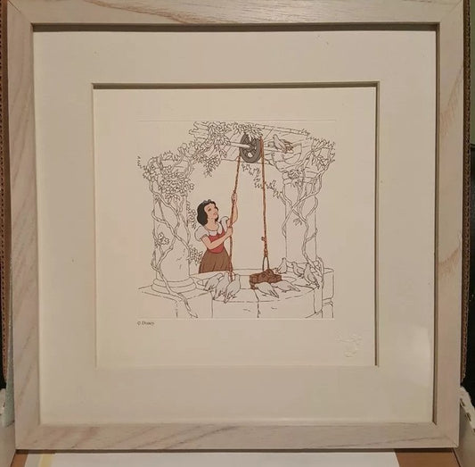 Disney Treasures Serigraph Snow White & Well 41744 image 0