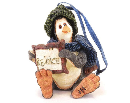 Boyds Wee Folkstone Resin Waddle Coldfin Rejoice Penguin  Ornament 25806 image 0