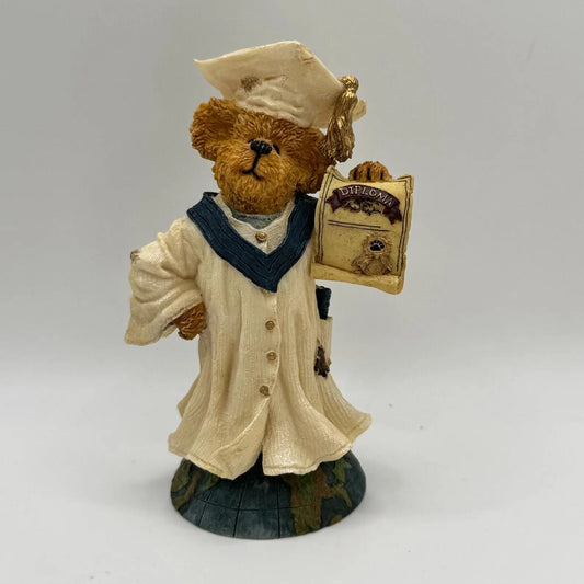 Boyds Bear Resin IMA SCHOLAR Graduate CELEBRATE   RETIRED 227783 image 0