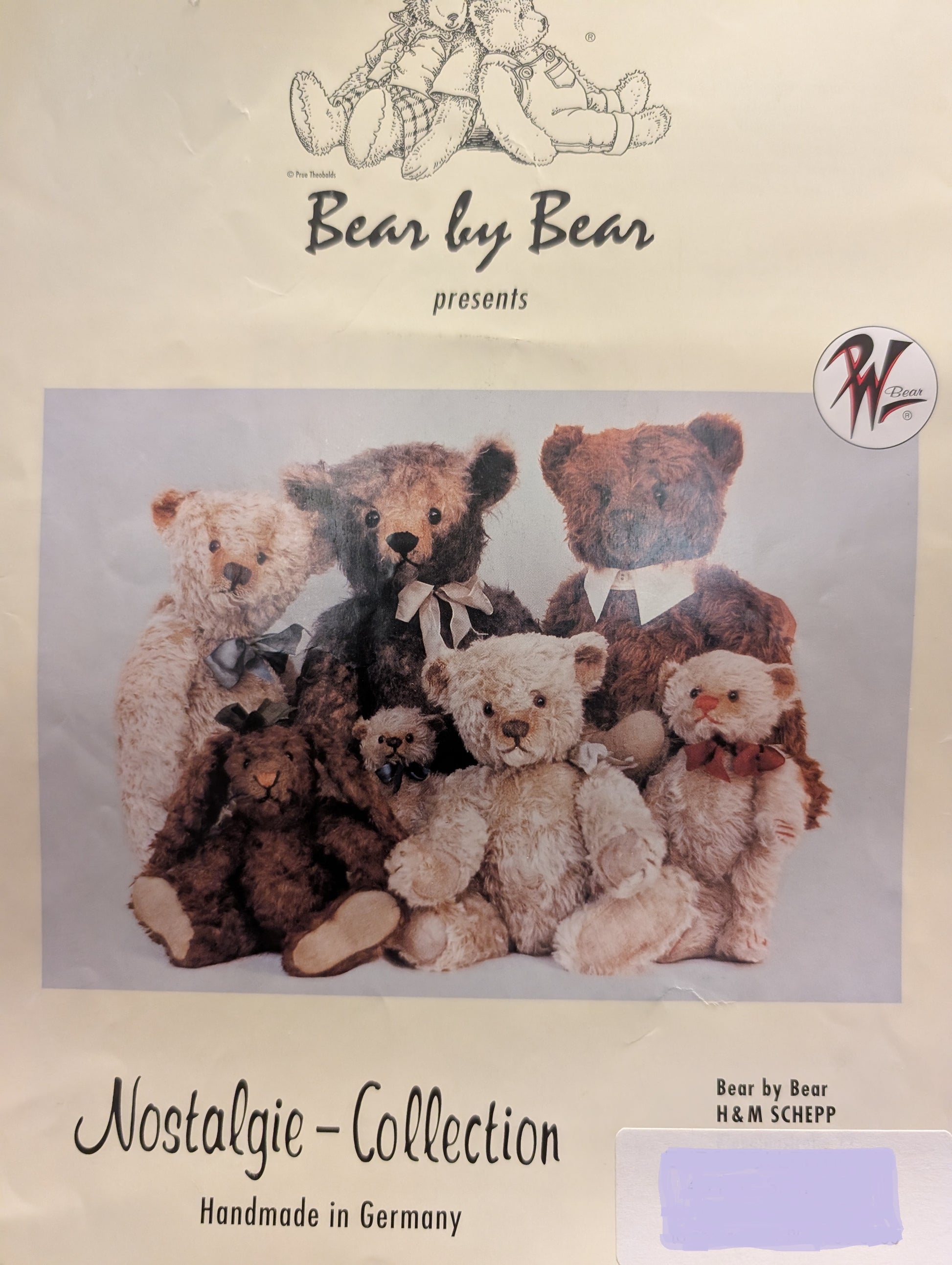 Pyschny Bear by Bear Theodore  11.5" image 10