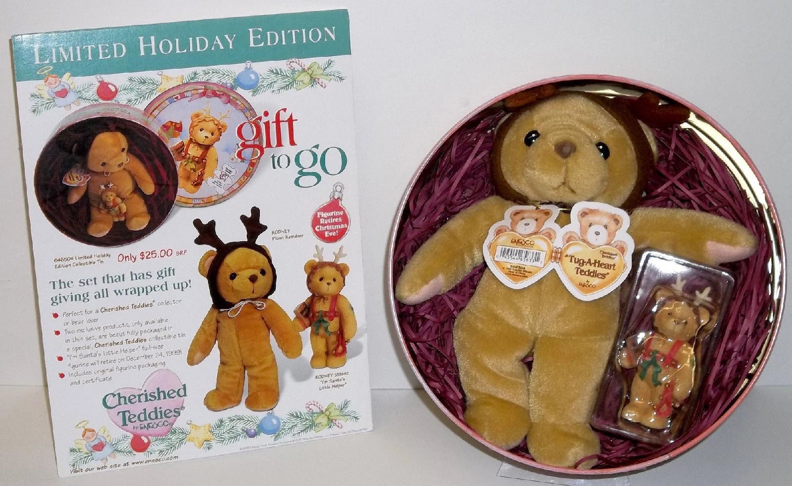 Cherished Teddies�Gift�To Go Set Rodney�# 533882 image 1