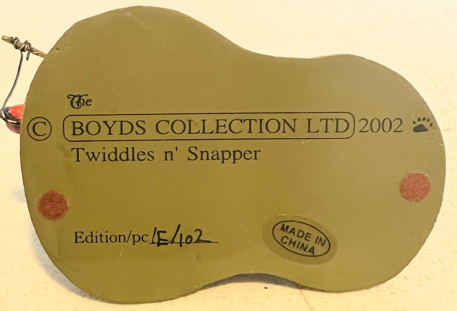Boyds Twiddle & Friends Twiddles  n'Snapper 7031 image 2
