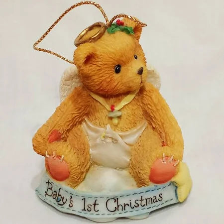 Cherished Teddies Baby's 1st Christmas Ornament 1995 image 0