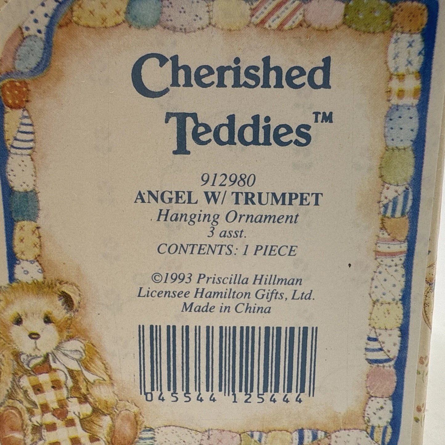 Cherished Teddies Angel With Trumpet image 4