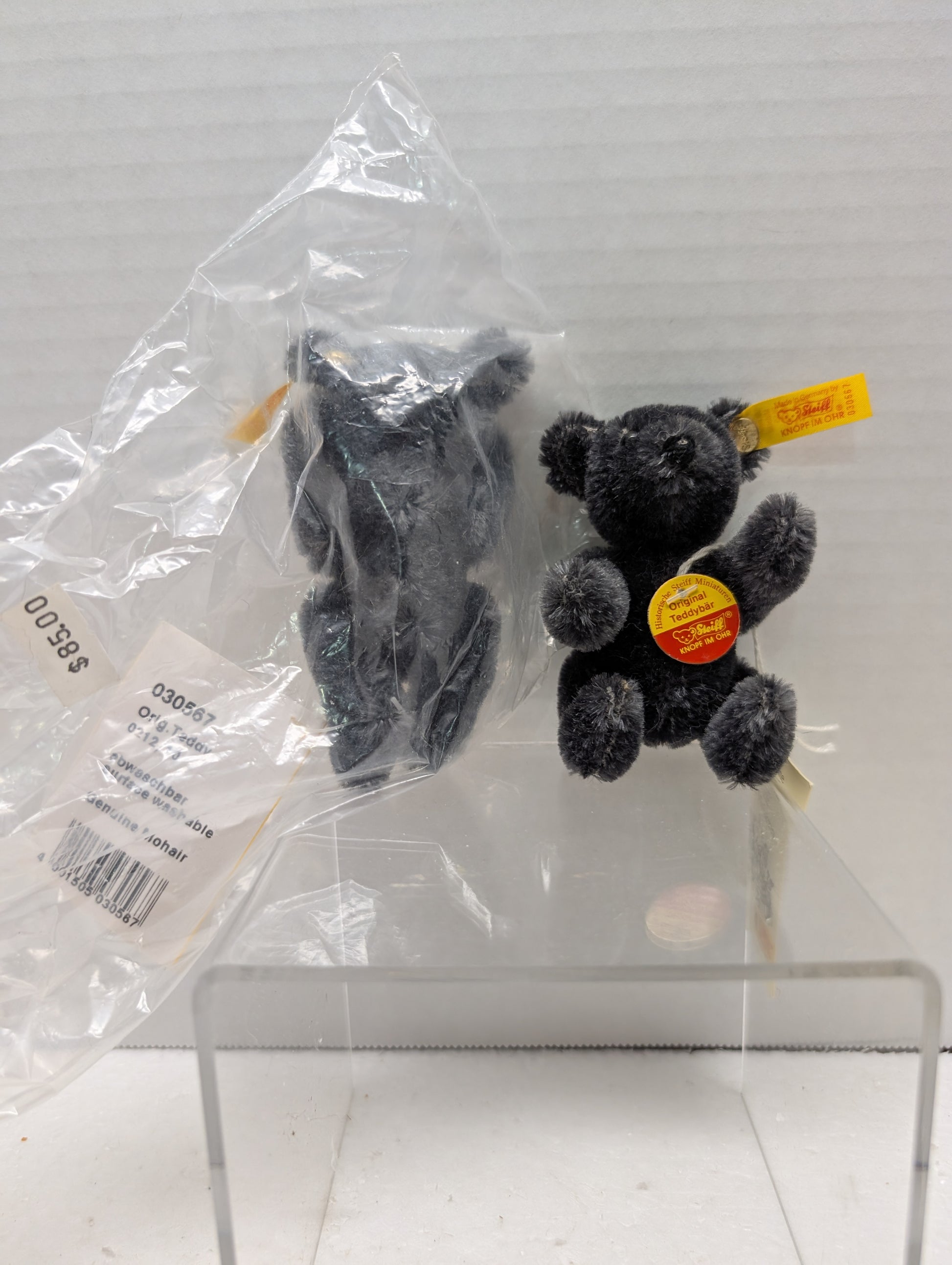 Steiff Charcoal 10cm Fully Jointed Bear 0212/10 image 4