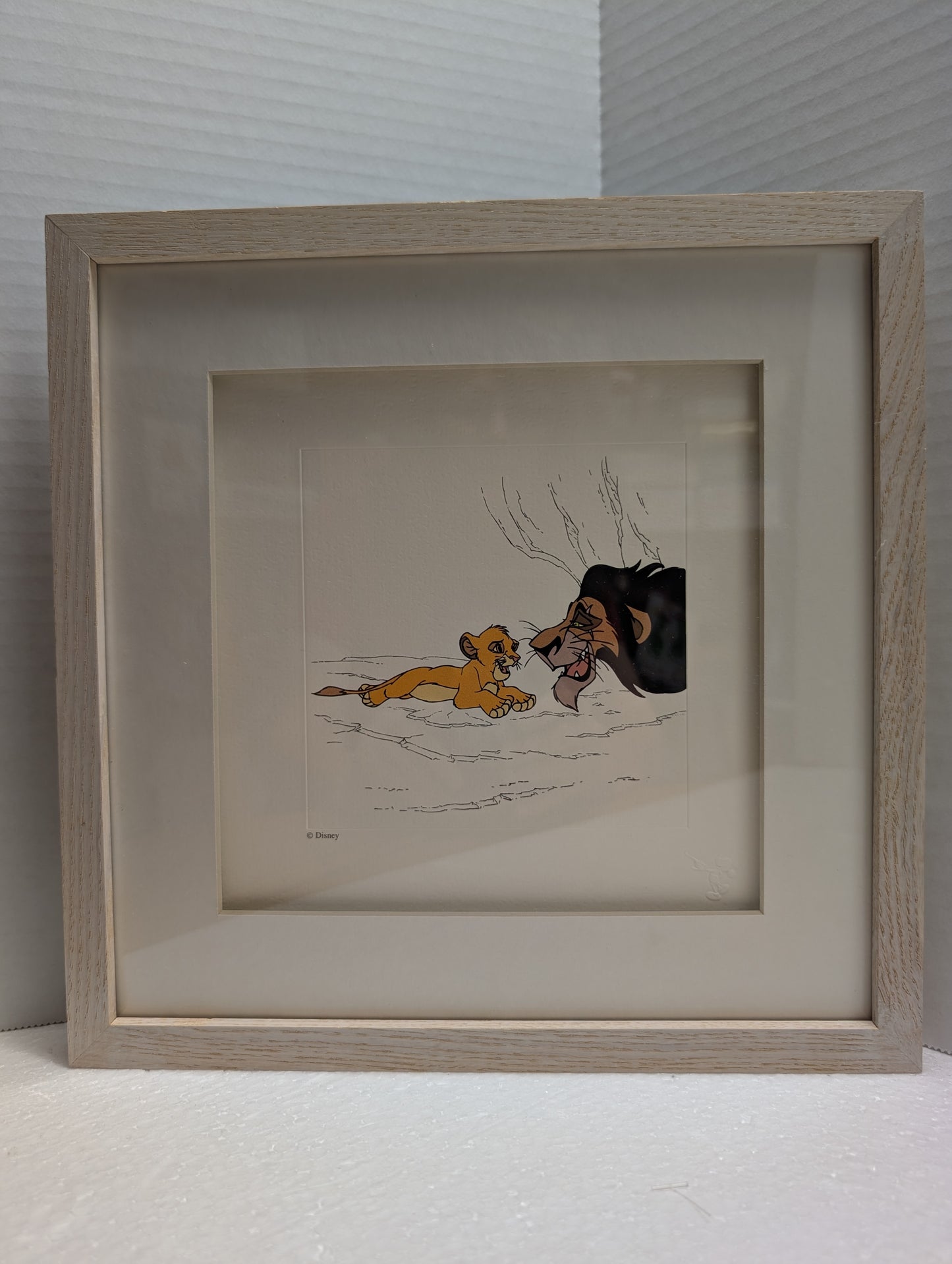 Disney Treasures Serigraph Scar & Simba 41737 12 x 12 image 0